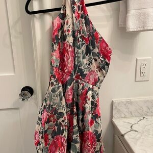 Floral Halter Dress